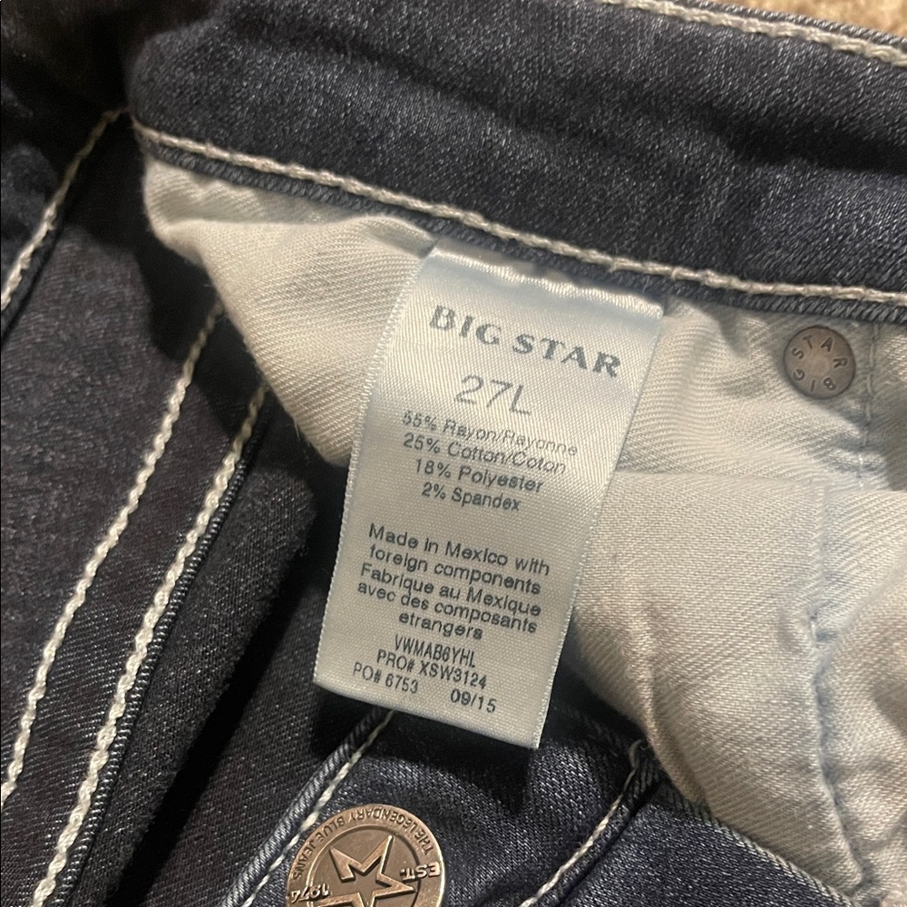 Big Star Women's Dark Blue Jeans - Picture 3 of 5